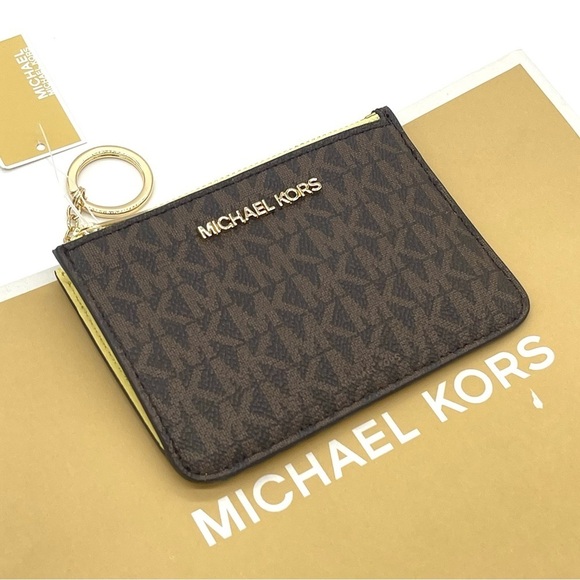 Michael Kors Small Top Zip Coinpouch w/ID - Picture 1 of 5